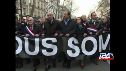Paris rally in honor of victims