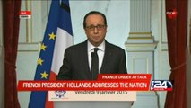 French President Francois Hollande addresses the nation