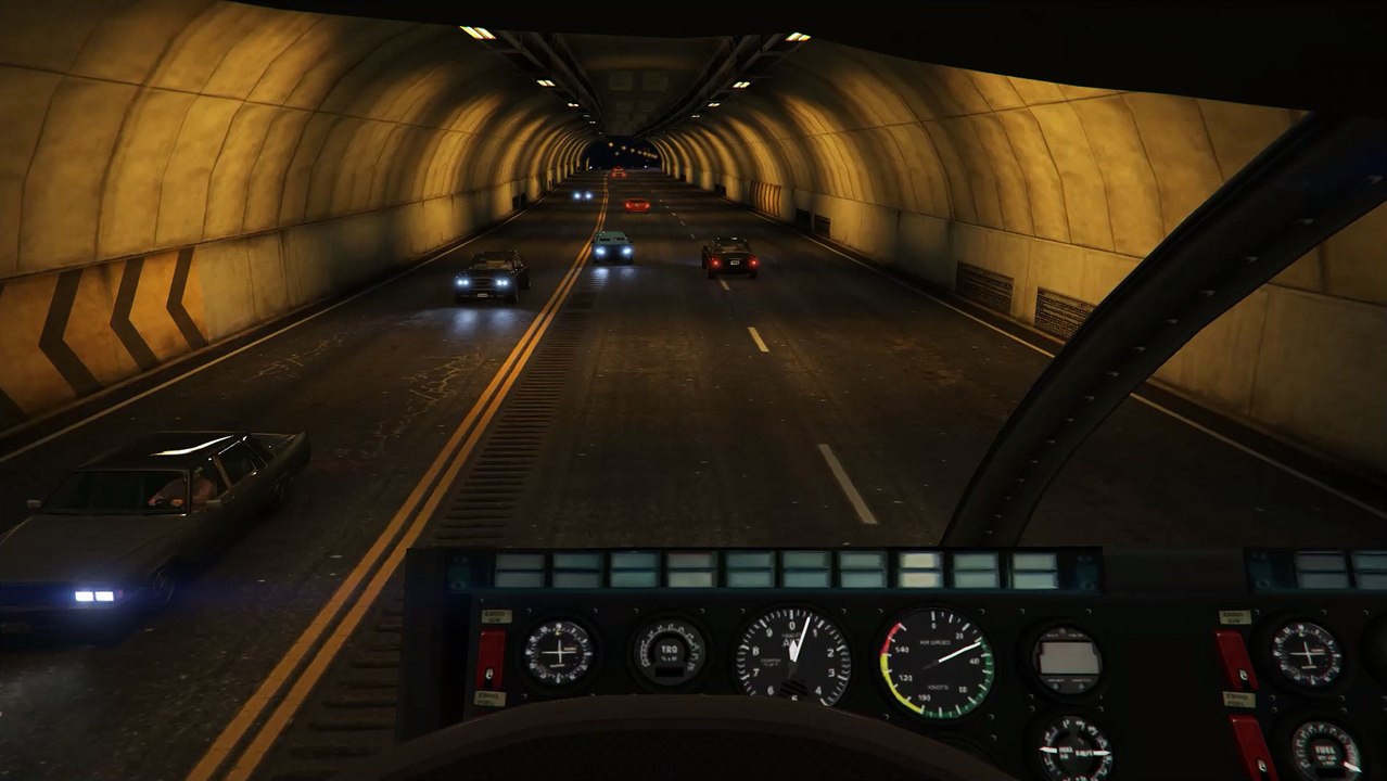 Tunnel Flight - A GTA V PC video
