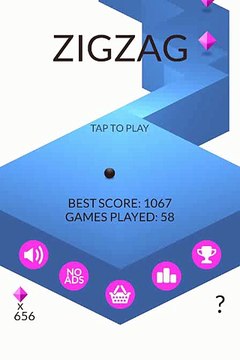 Zig Zag My best score - 1293 points