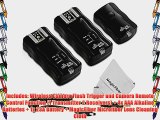 (2 Trigger Pack) Altura Photo Wireless Flash Trigger with Remote Shutter Release for Nikon