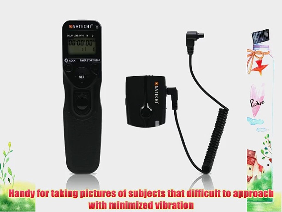 Satechi WTR-A Wireless Timer Remote Control Shutter for Canon EOS-1V/1VHS EOS-3 EOS-D2000 D30