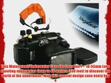 MegaGear 130ft 40m Underwater Waterproof case Housing with Foam Floating Wrist Strap for Sony