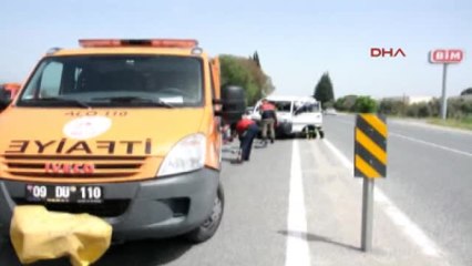 İncirliova Belediye Personeli Kaza Yaptı 2 Yaralı