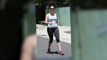 Kelly Brook Shows Off Her Fit Figure On LA Hike