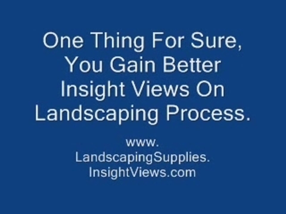 Landscaping Supplies