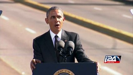 أوباما يشارك في مسيرة الذكرى الـ 50 لحصول السود على حق التصويت