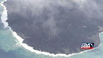 ظهور جزيرة بركانية جديدة جنوب طوكيو تشغل خفر السواحل