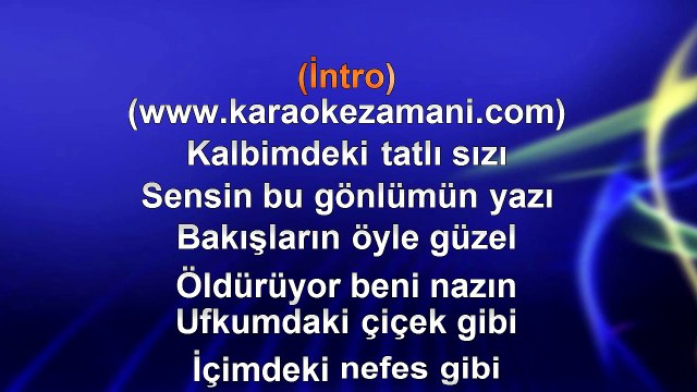 Ege - Gülüm Benim - 2001 - TÜRKÇE KARAOKE