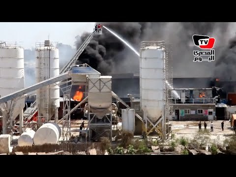 شهود عيان يروون تفاصيل حادث حريق مصنع الخل بطنطا