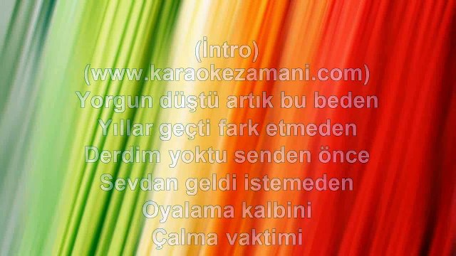 Ege - Hayat Başlar Yeniden - (2009) - TÜRKÇE KARAOKE