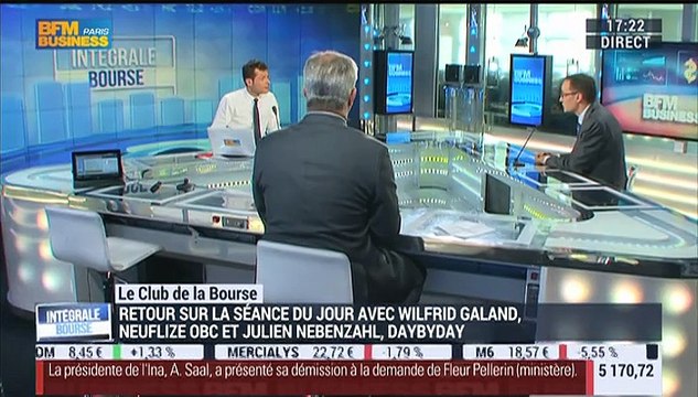 Le Club de la Bourse: Wilfrid Galand, Julien Nebenzahl et Frédéric Rozier - 28/04
