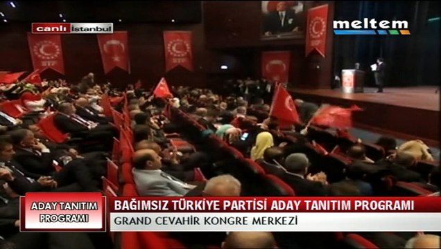 Bağımsız Türkiye Partisi Aday Tanıtım Konferansı Açılış Konuşmasını Yapan Prof. Dr. Ata Selçuk 26,04,2015