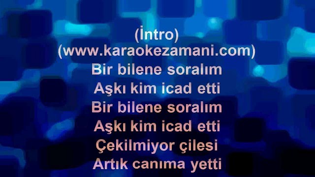 Ekin - Aşkı Kim İcat Etti - 2001 - TÜRKÇE KARAOKE