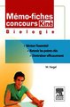 Download Mémo-fiches concours Kiné Biologie Ebook {EPUB} {PDF} FB2