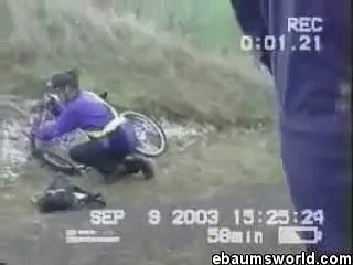 Small Car towing caravan crashes