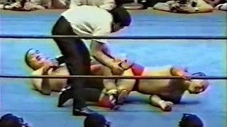 PWFG (5/19/91) - Yoshiaki Fujiwara vs. Wellington Wilkins Jr.