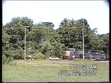 Ambulance Stops Train 7-22-2007