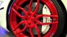 Ferrari 458 Italia white supercar Engine Sound Miami DUB show 2014