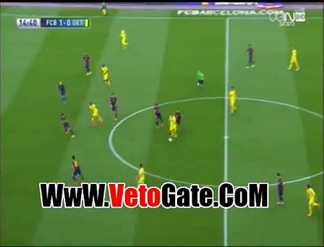تصدى اسطورى من حارس برشلونه امام خيتافى