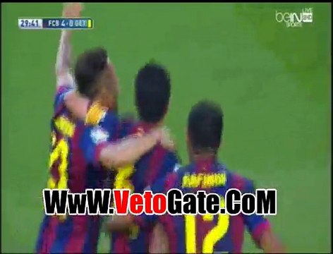 تشافى يتقدم بالهدف الرابع برشلونه فى مرمى خيتافى