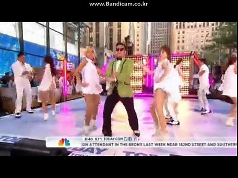 PSY - GANGNAM STYLE(NBC TODAY LIVE SHOW) 싸이 미국 아침 방송 라이브.