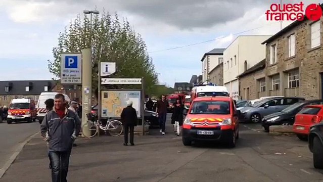 Les pompiers quittent le Champ-de-Foire