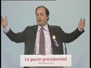 Discours de F. Hollande sur N. Sarkozy