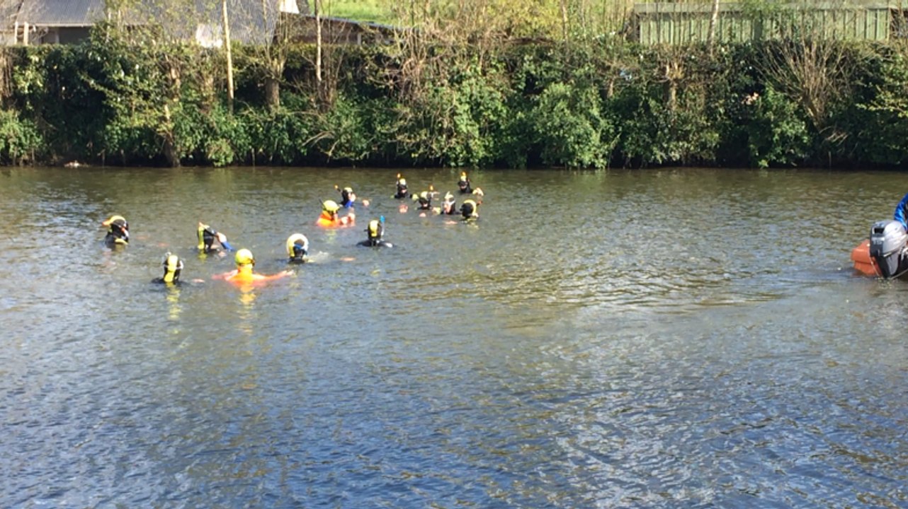 Les pompiers se forment en bord de Vire