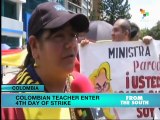Colombia: Hundreds of Thousands of Teachers March in Strike Protest