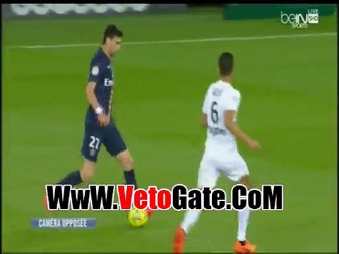 فيراتى يتقدم بالهدف الاول باريس سان جيرمان فى مينز