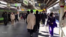 Tokyo Rush Hour, Shinjuku Station [iPhone 4S/HD]