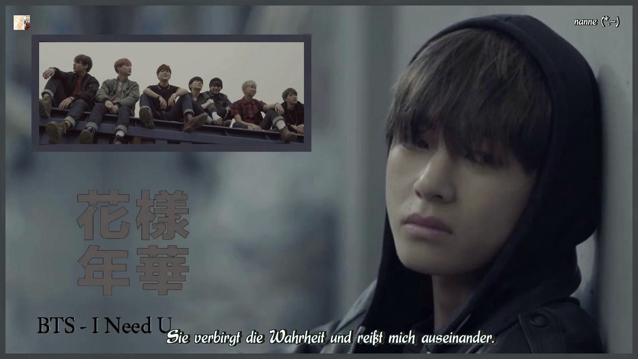 BTS - I Need U k-pop [german Sub] Mini Album - The Mood Of Love Part.1