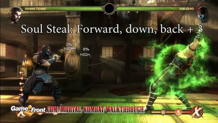 Mortal Kombat Walkthrough - Kombatant Strategy Guide - Shang Tsung