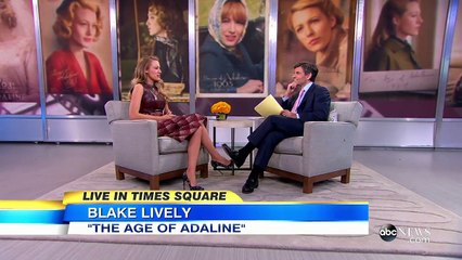 Blake Lively on Good Morning America April 21, 2015