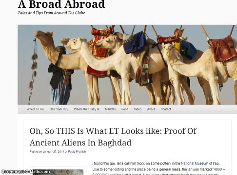 More Nephilim Proof!!! Ancient Artifacts In Iraq Museum Depict Aliens