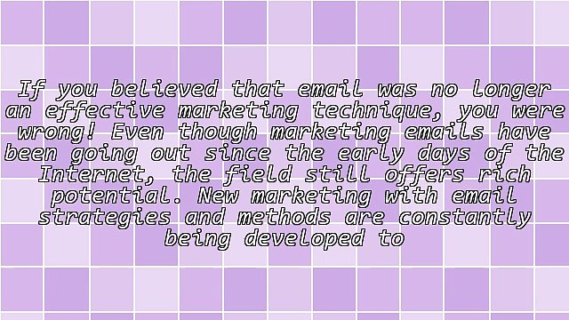 Solid Email Promoting Advice That Is Proven!