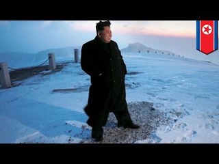 Kim Jong Un the mountain climber scales 9,000ft Paektu Mountain, North Korea's highest