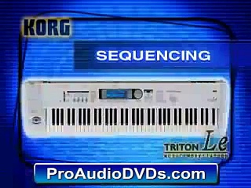 Korg Triton Le (TR-61) "Master Series" DVD Video Tutorial Help Review