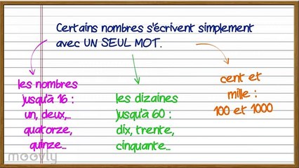 8.01. Ecrire les nombres en lettres