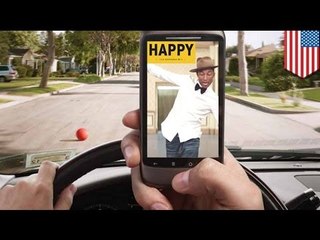Selfie car crash: Pharrell 'Happy' Facebook status update seconds before fatal accident