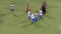 Crazy fight between teammates after conceding 5th goal in Brazil
