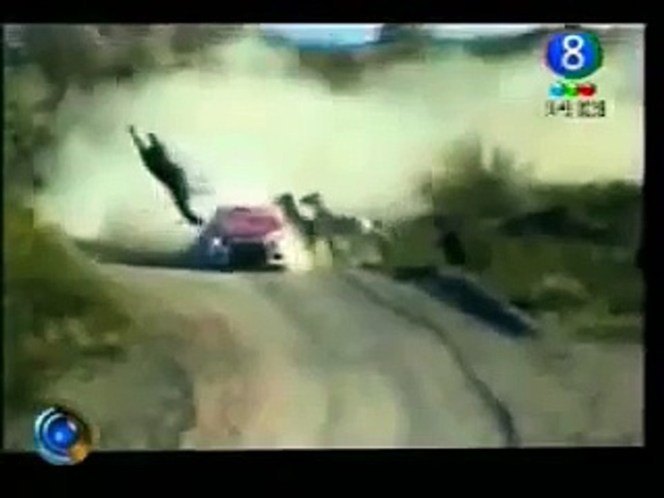 Fatal Crash.  Rally car hits Horse !!!