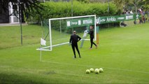 FC NANTES Spécifique Gardiens du 24-04-15 video 4 (Gardiens sur exercice avec joueurs)