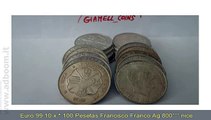 SIENA,    10 X * 100 PESETAS FRANCISCO FRANCO AG.800