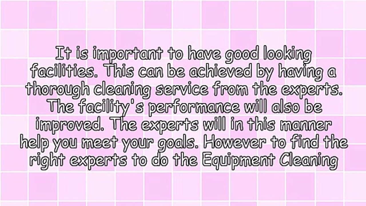 Tips On Getting The Best Equipment Cleaning Denver