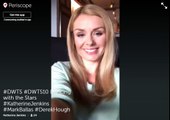 Katherine Jenkins on Periscope LIVE stream talks DWTS 10th Anniversary, Mark Ballas & Derek Hough
