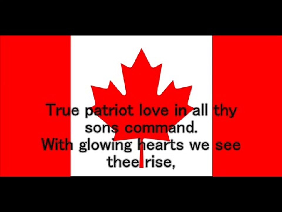 O Canada　-English version-