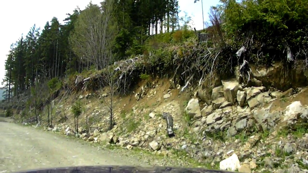 Sasquatch Bigfoot  sighting area 2011  Country ,Driving around the back roads Cowichan Valley