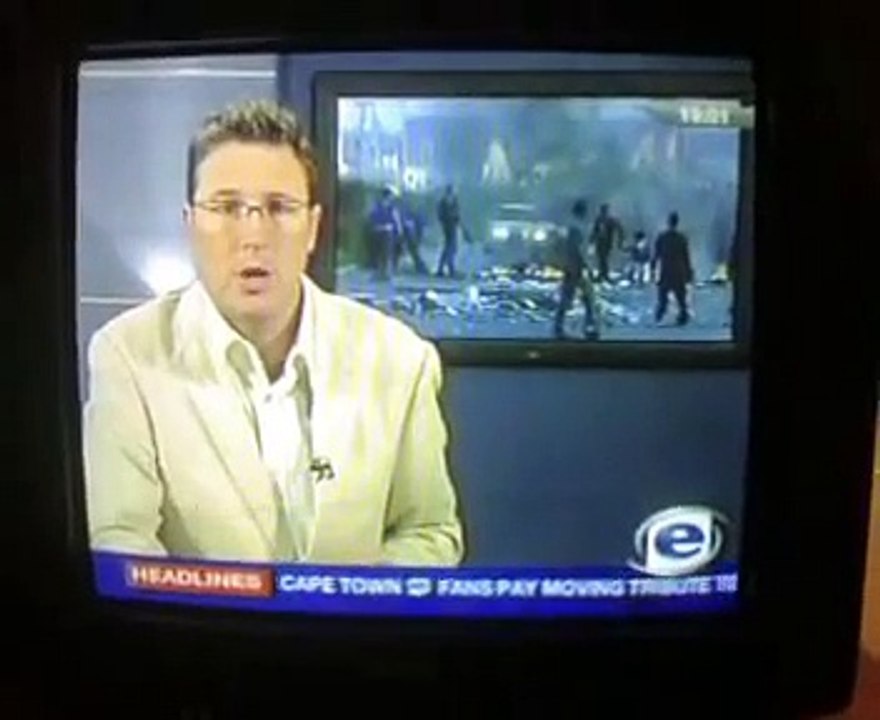 Taxi drivers rioting